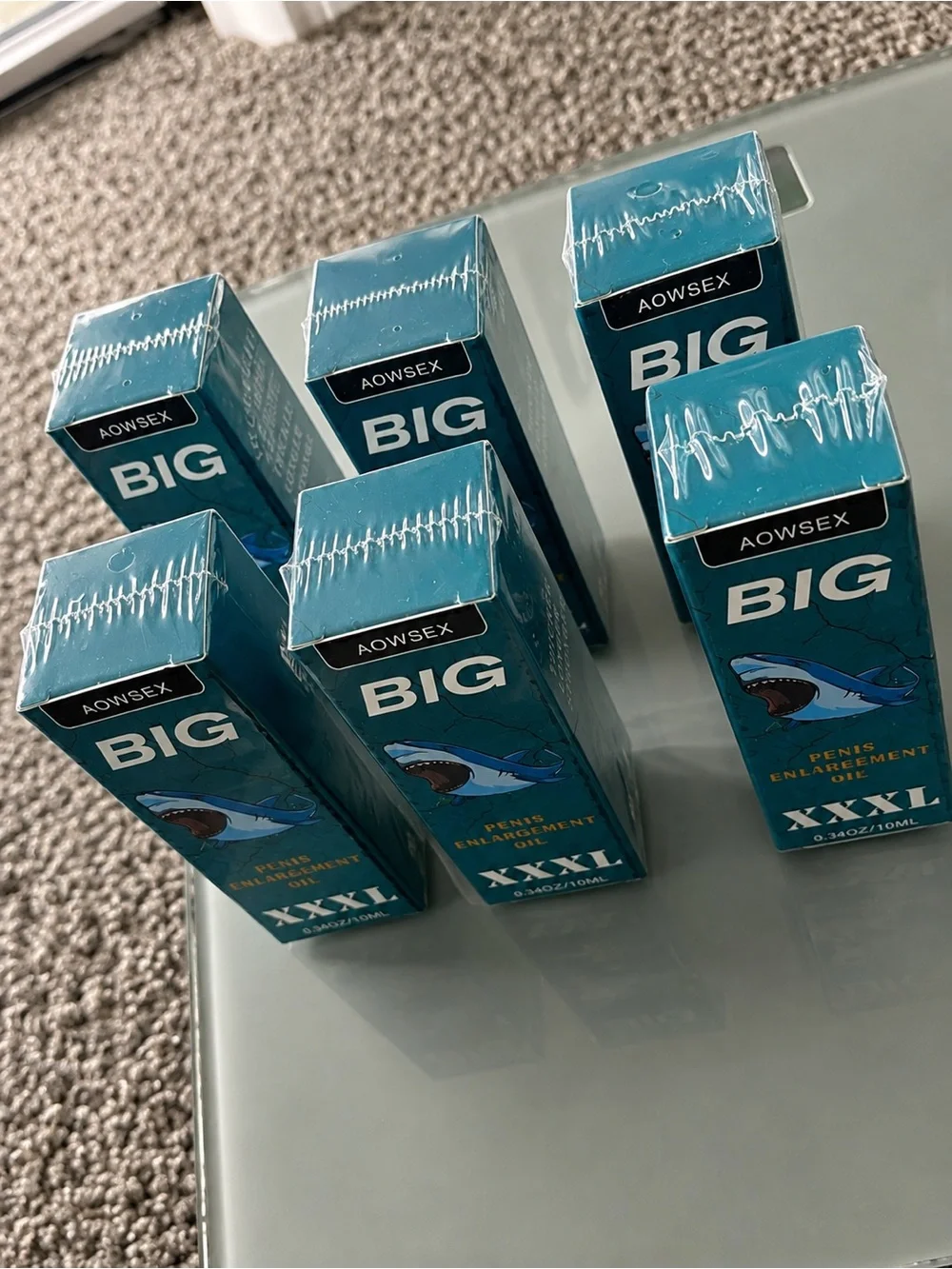 BIG XXXL Men's Grooming Oil – Blue ()